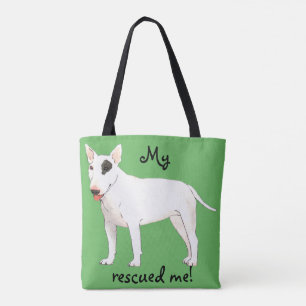 Bolsa Tote Bull Terrier de resgate