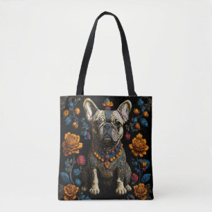 Bolsa Tote Bulldog de Arte Popular Mexicana