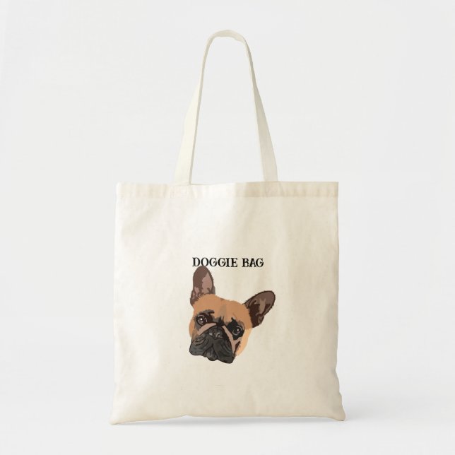 Bolsa Tote Bulldog Francês  (Frente)