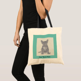 Bolsa Tote Bulldog Francês Amante Tote Bag
