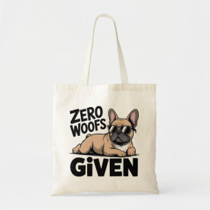 Bolsa Tote Bulldog Francês Antissocial Engraçado Presente Par