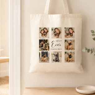 Bolsa Tote Bulldog Francês Frenchie Mãe mamãe foto colagem