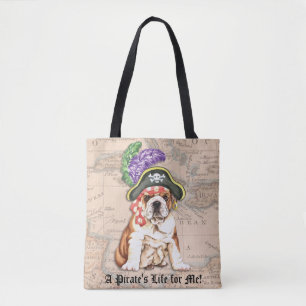 Bolsa Tote Bulldog Pirate