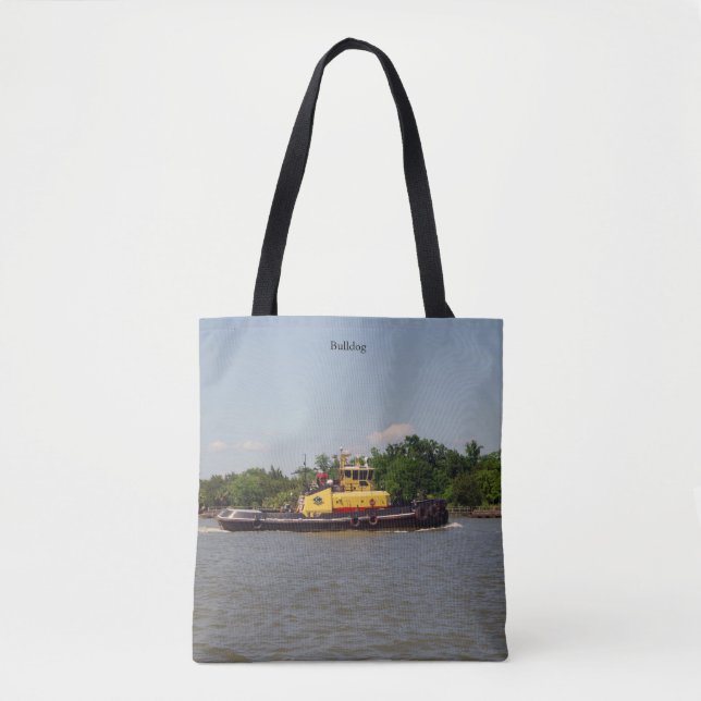 Bolsa Tote Bulldog por toda a mala (Frente)