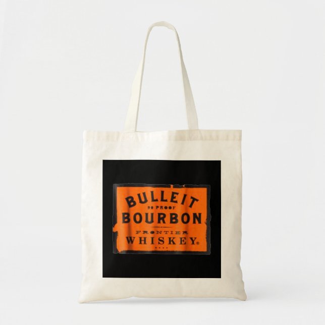 Bolsa Tote Bulleit Bourbon Frontier Whiskey Vinho (Frente)