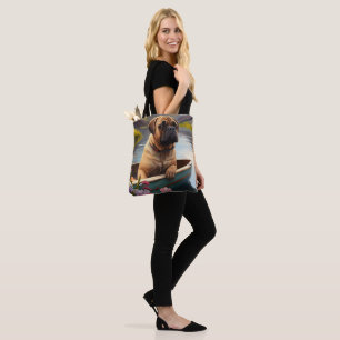Bolsa Tote Bullmastiff em um remo: Uma aventura cênica