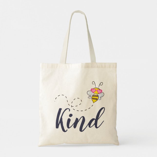 Bolsa Tote Bumble Bee Bonito Seja Gentil (Verso)