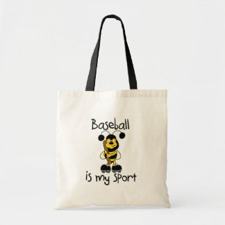 Bolsa Tote Bumble o esporte do basebol da abelha