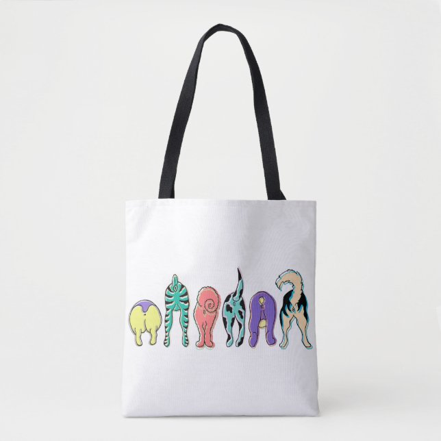 Bolsa Tote Bumbuns Coloridos (Frente)