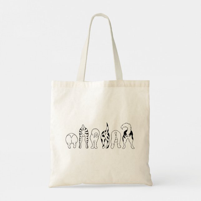 Bolsa Tote Bumbuns de cães (Verso)