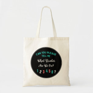 Bolsa Tote Bunco Em Que Número Estamos? Moderno Engraçado
