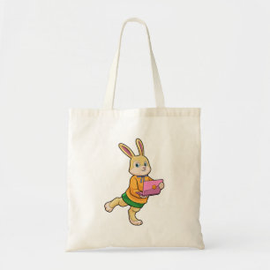 Bolsa Tote Bunny como Secretário com Laptop