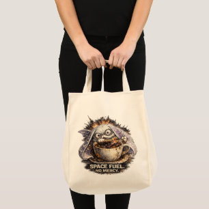 Bolsa Tote Bunny de Combustível Espacial Fofo Café Halloween