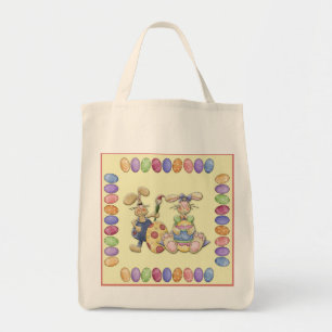 Bolsa Tote Bunny Love E Ovos De Páscoa