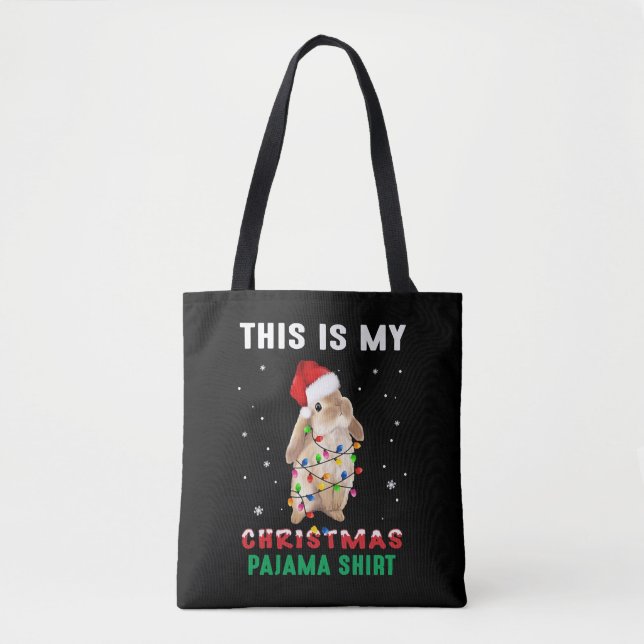 Bolsa Tote Bunny Natal (Frente)