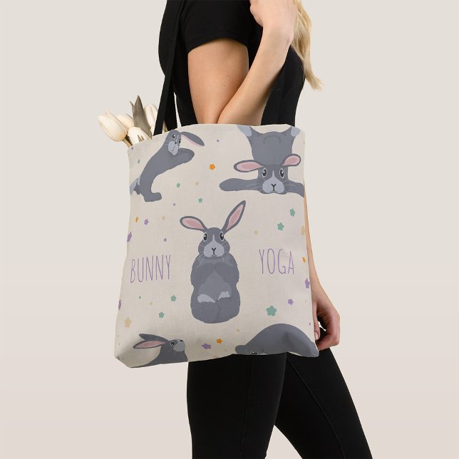 Bolsa Tote Bunny Yoga (Criador carregado)