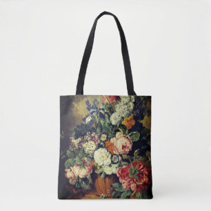 Bolsa Tote Buquê Colorido Vintage de Flores 