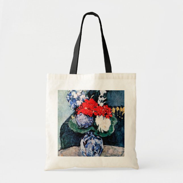 Bolsa Tote Buquê com Little Delft, Paul Cezanne (Frente)