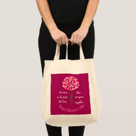 Bolsa Tote Buquê das flores do amor do Namorados