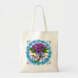 Bolsa Tote Buquê de flores de Violetas