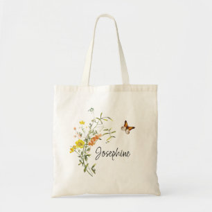 Bolsa Tote Buquê de flores silvestres Bridesmaid Tote Bag