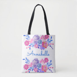 Bolsa Tote Buquê Floral Personalizado