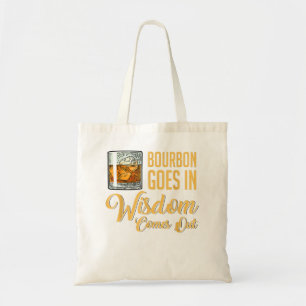 Bolsa Tote Burbon, Bebendo Curioso, entra na sabedoria