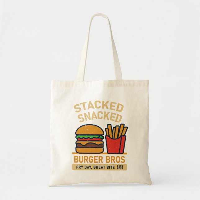 Bolsa Tote Burger Bros (Frente)