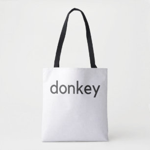 Bolsa Tote burro escuro