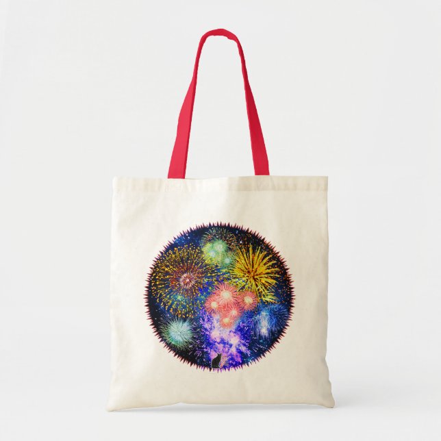 Bolsa Tote Bursts do Fireworks (Frente)
