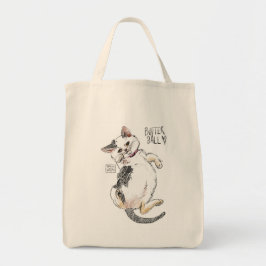 Bolsa Tote Butterball Kitten de MillzyDoesArt Limited Edition