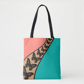 Bolsa Tote Butterfly Flow Abstract Tank Top 