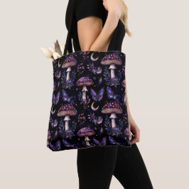 Bolsa Tote Butterfly Mushroom Floral Dark Witchy Celestial