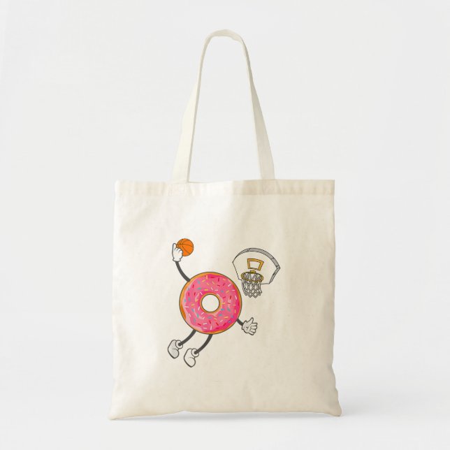 Bolsa Tote C Campeão de Comida de Buraco de Donut Molhado (Frente)