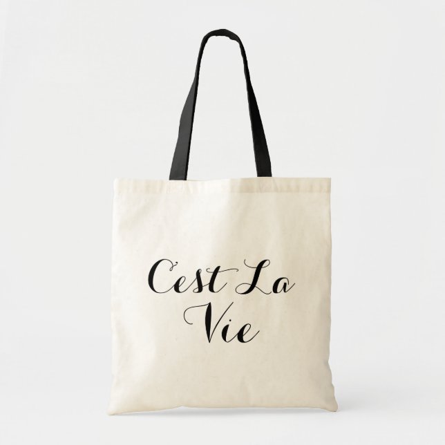 Bolsa Tote C’est La Vie (Frente)