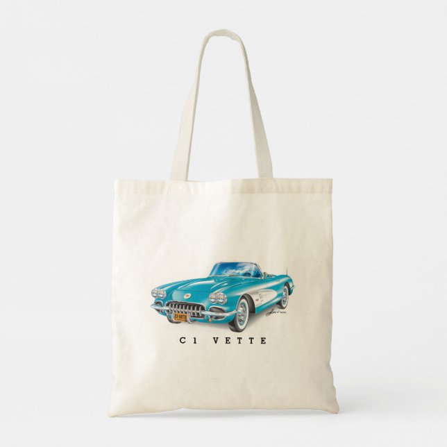 BOLSA TOTE C-ONE AUTOMOBILE ART (Verso)