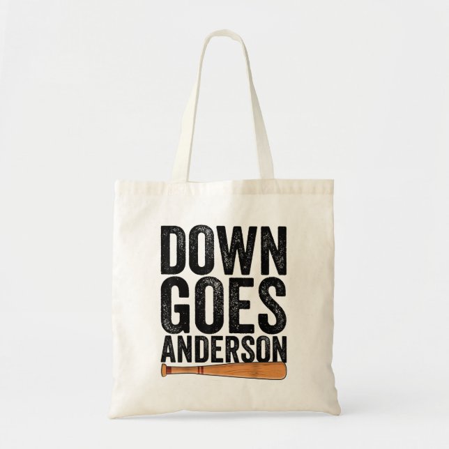 Bolsa Tote CABA ABA ANDERSON BASEBOL ENGRAÇADO presente ANDER (Frente)