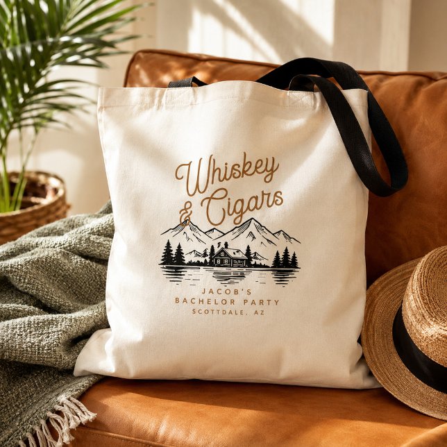 Bolsa Tote Cabana de Casa de Lago para Festa de Solteiro com  (Criador carregado)