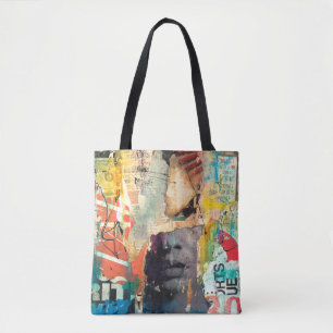 Bolsa Tote Cabeça de Colagem