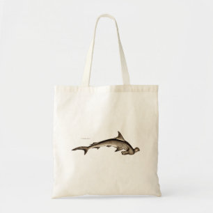 Bolsa Tote Cabeça de martelo velha do tubarão de Hammerhead