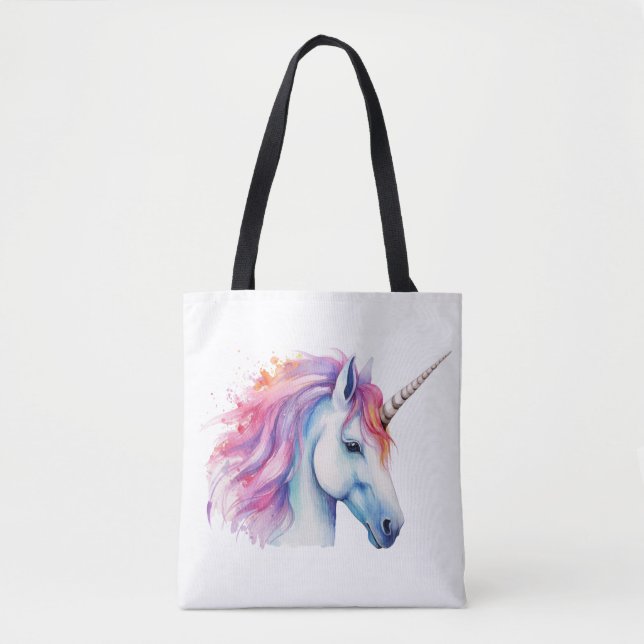 Bolsa Tote Cabeça de Unicórnio (Frente)