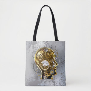 Bolsa Tote Cabeça de vapor com manômetro