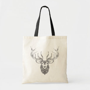 Bolsa Tote Cabeça Horned inspirada dos cervos