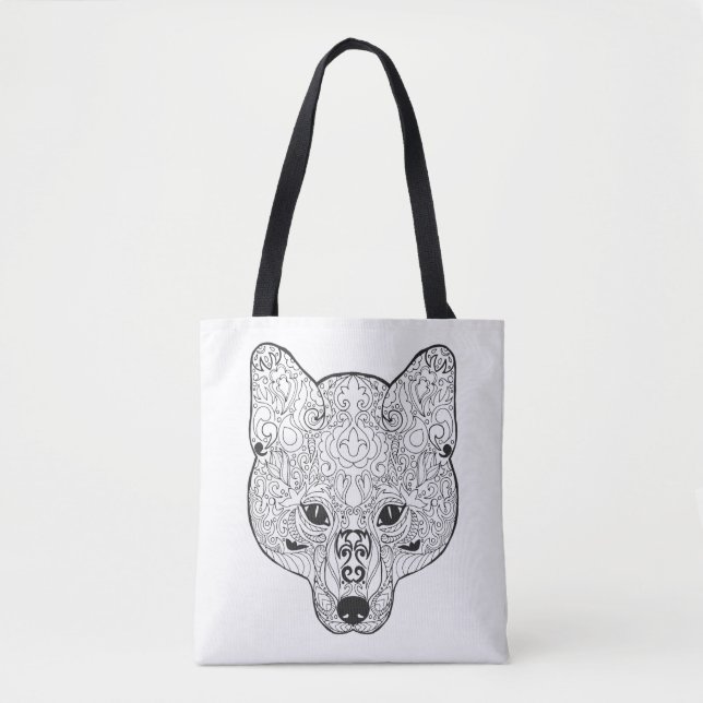 Bolsa Tote Cabeça inspirada 2 do Fox (Frente)