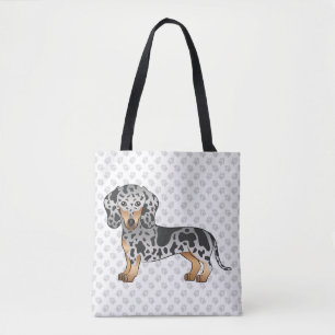 Bolsa Tote Cabelo Curto De Maçã Preta E Barrada