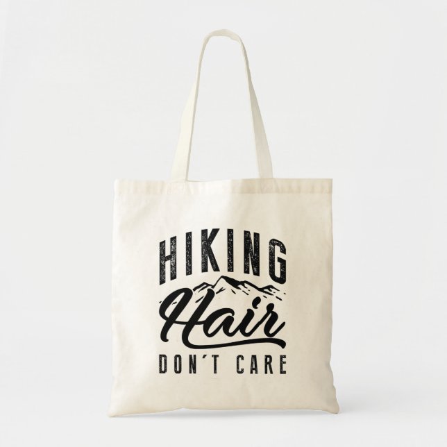 Bolsa Tote Cabelo de caminhada Não se importa (Frente)