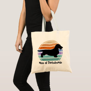 Bolsa Tote Cabelo grosso Dachshund - Silhouette 1