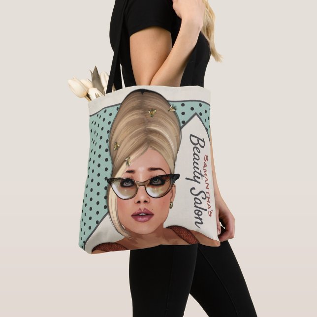 Bolsa Tote Cabelo Sassy engraçado e beleza da colmeia dos (Close Up)
