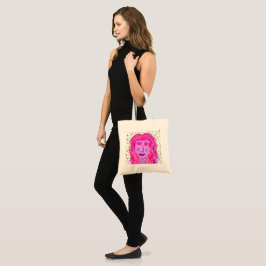 Bolsa Tote Cabelo: Um Retrato Abstrato