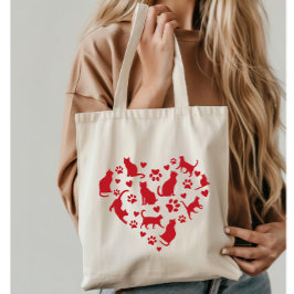 Bolsa Tote Cabelo Vermelho do Pão Gato de Gatos